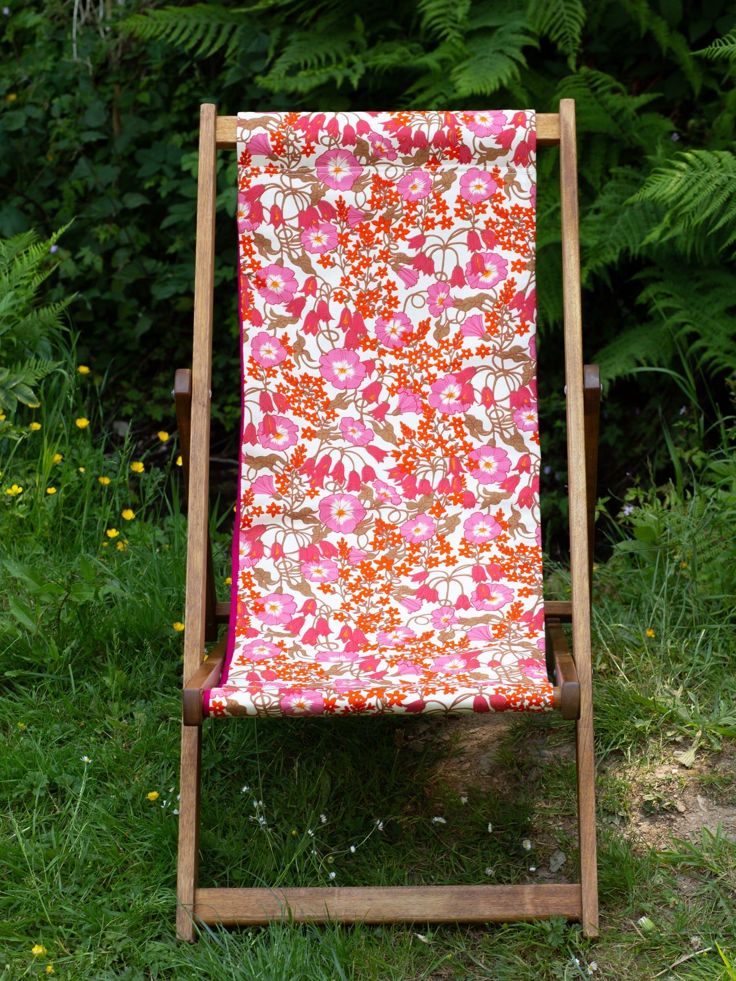 Deckchair - ‘Arden’ Floral - Pink