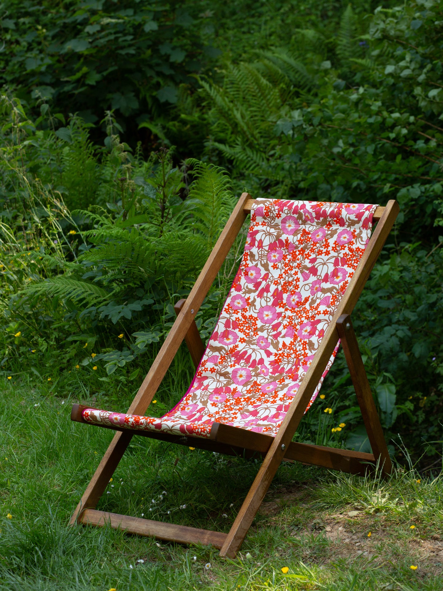 Deckchair - ‘Arden’ Floral - Pink