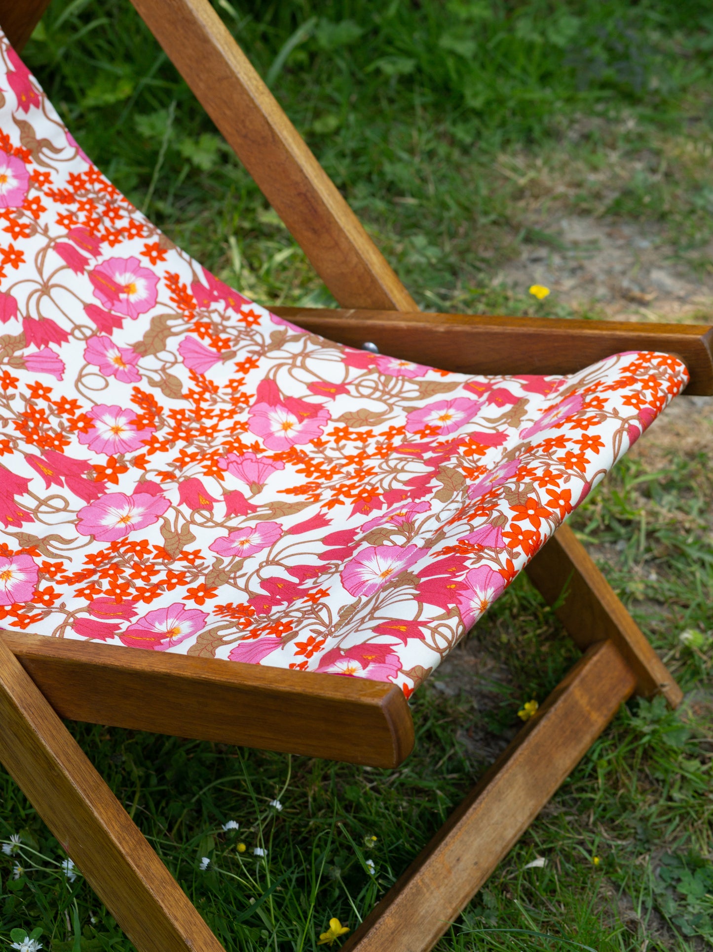 Deckchair - ‘Arden’ Floral - Pink