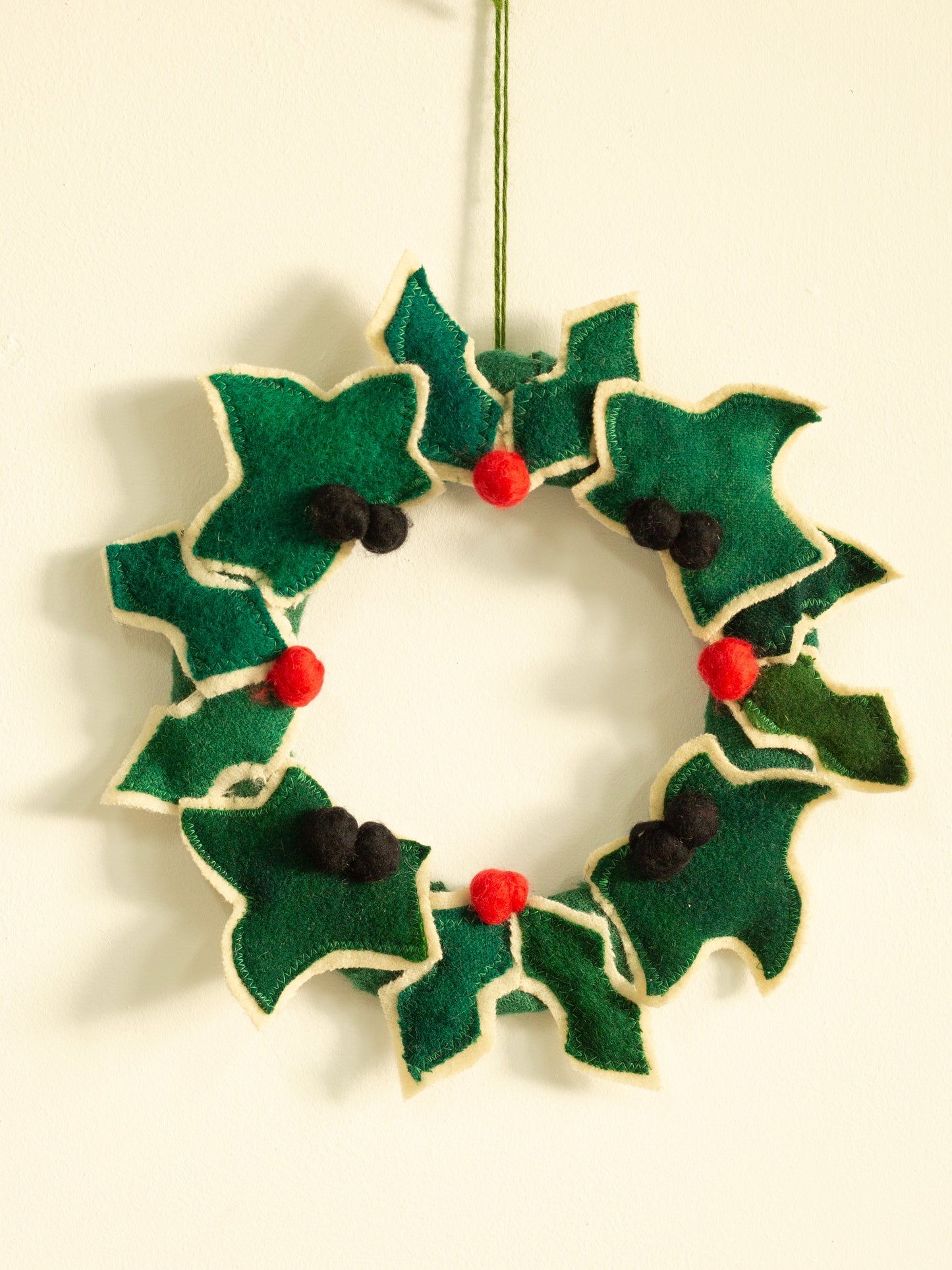 Woolly Holly Wreath - Holly & Ivy