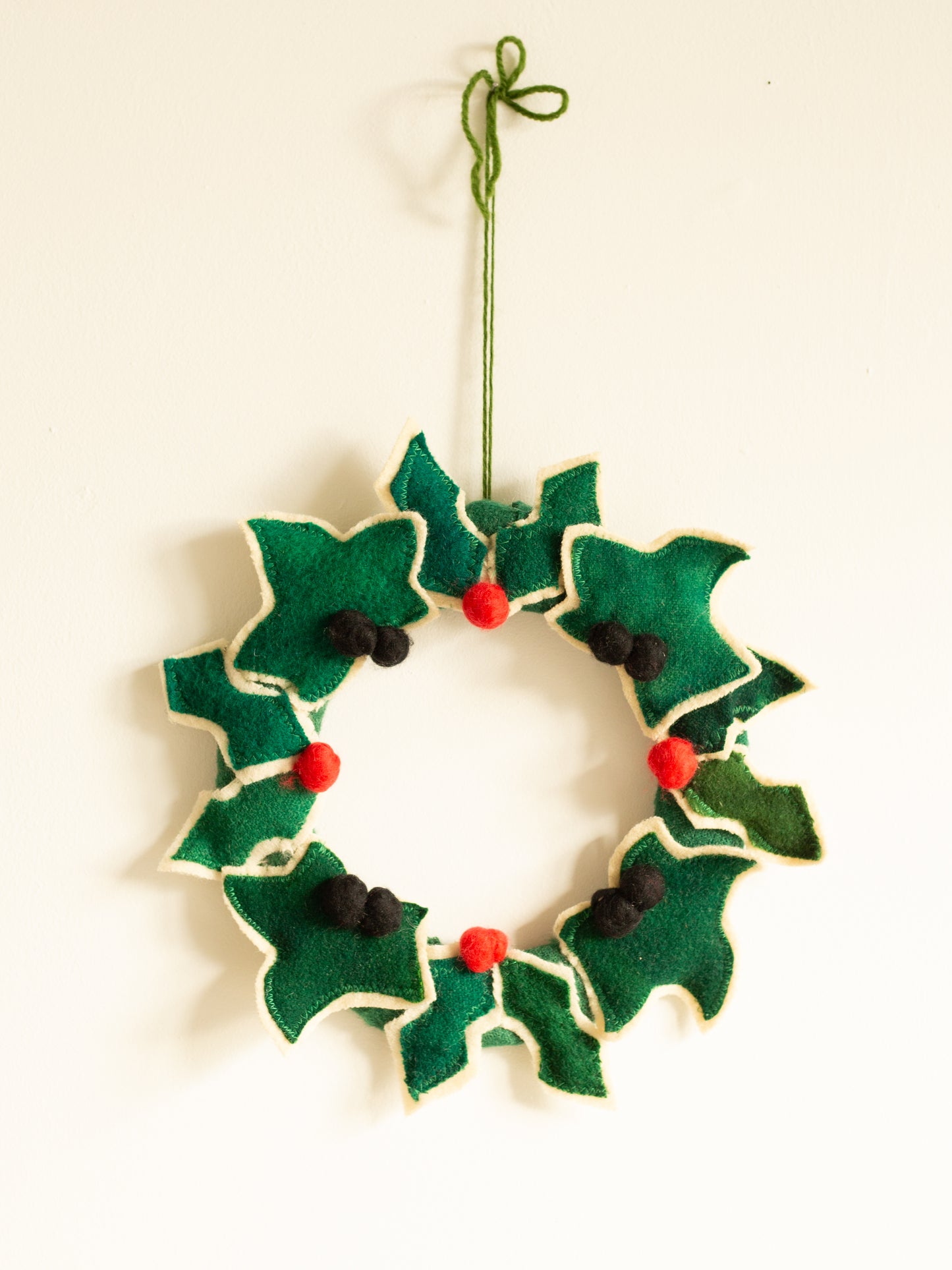 Woolly Holly Wreath - Holly & Ivy