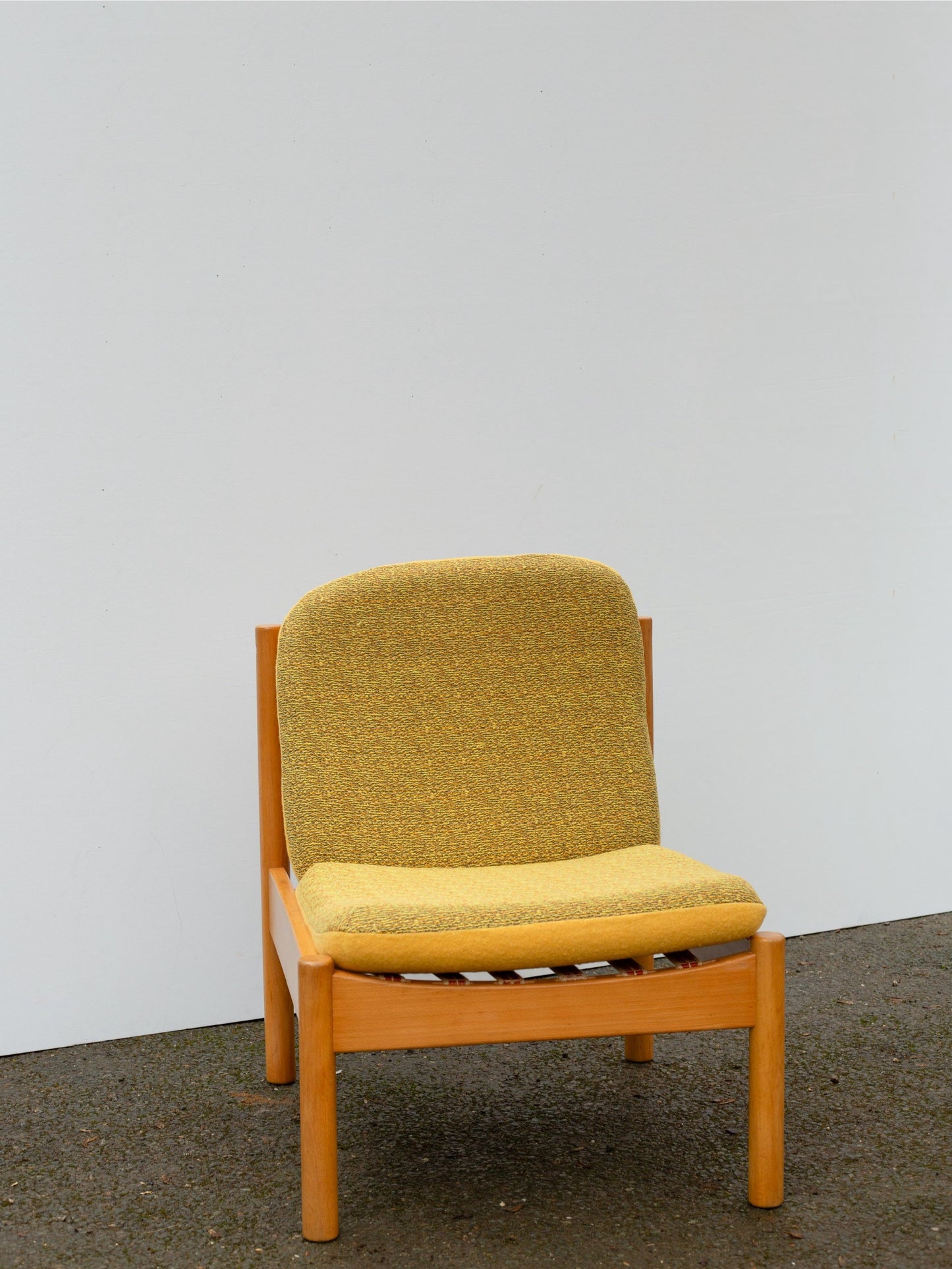 Ercol Modular 747 Lounge Chair - Fully Restored - Yellow