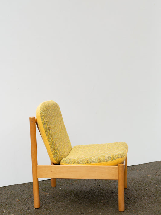 Ercol Modular 747 Lounge Chair - Fully Restored - Yellow