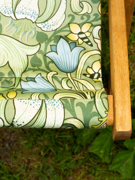 Deckchair - William Morris Flowers - Green