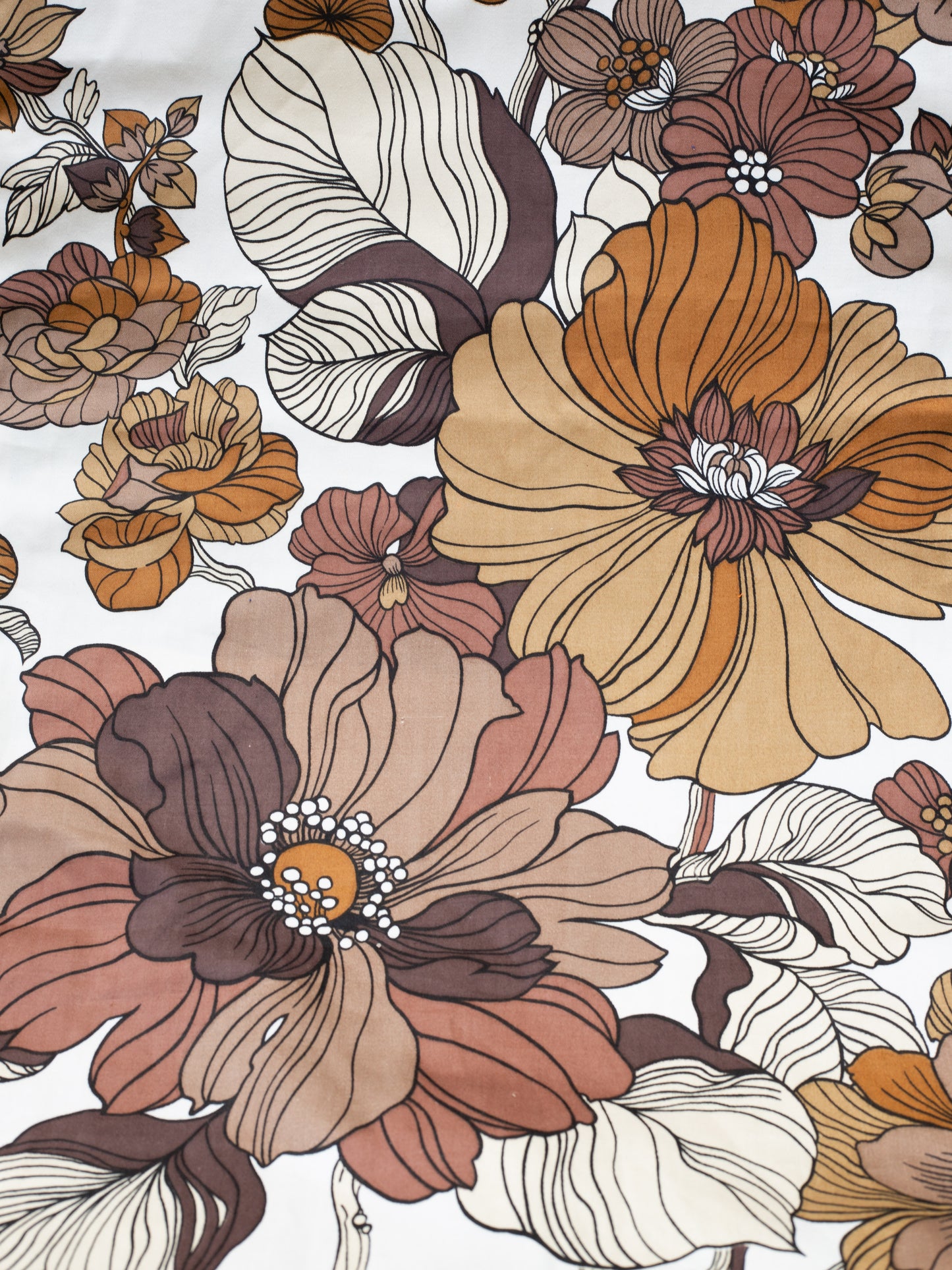 Deckchair - Floral - Browns