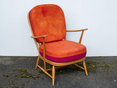 Ercol Windsor 335 Armchair - Fully Restored - Choice of Colours - Two Tone