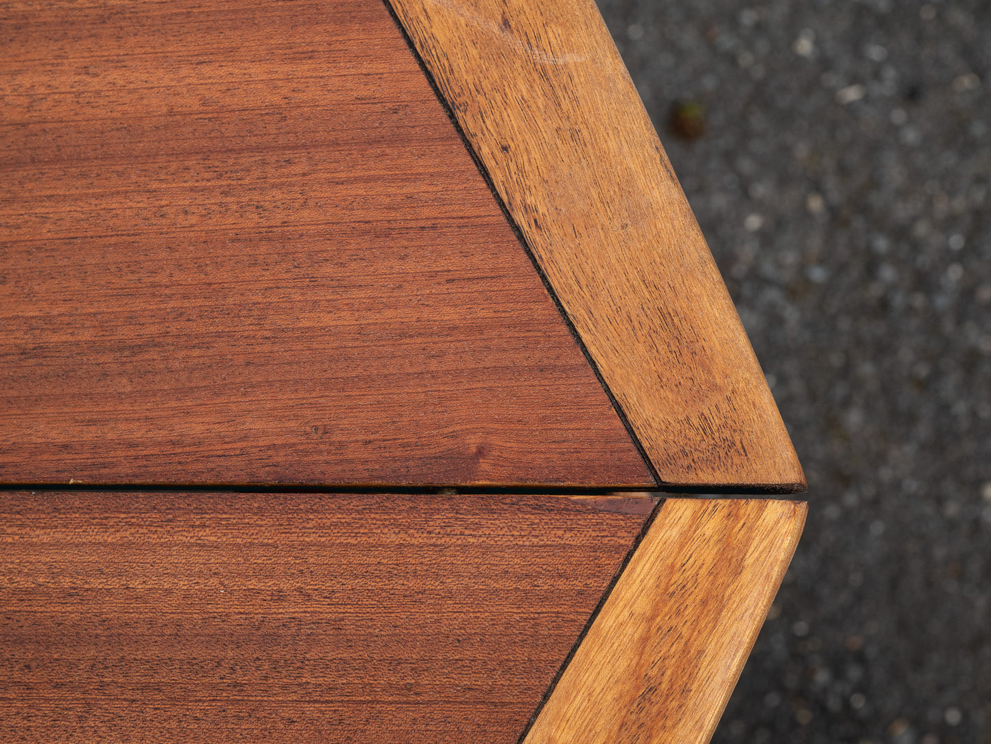 Midcentury 1970's Teak Extending Dining Table - Hexagonal