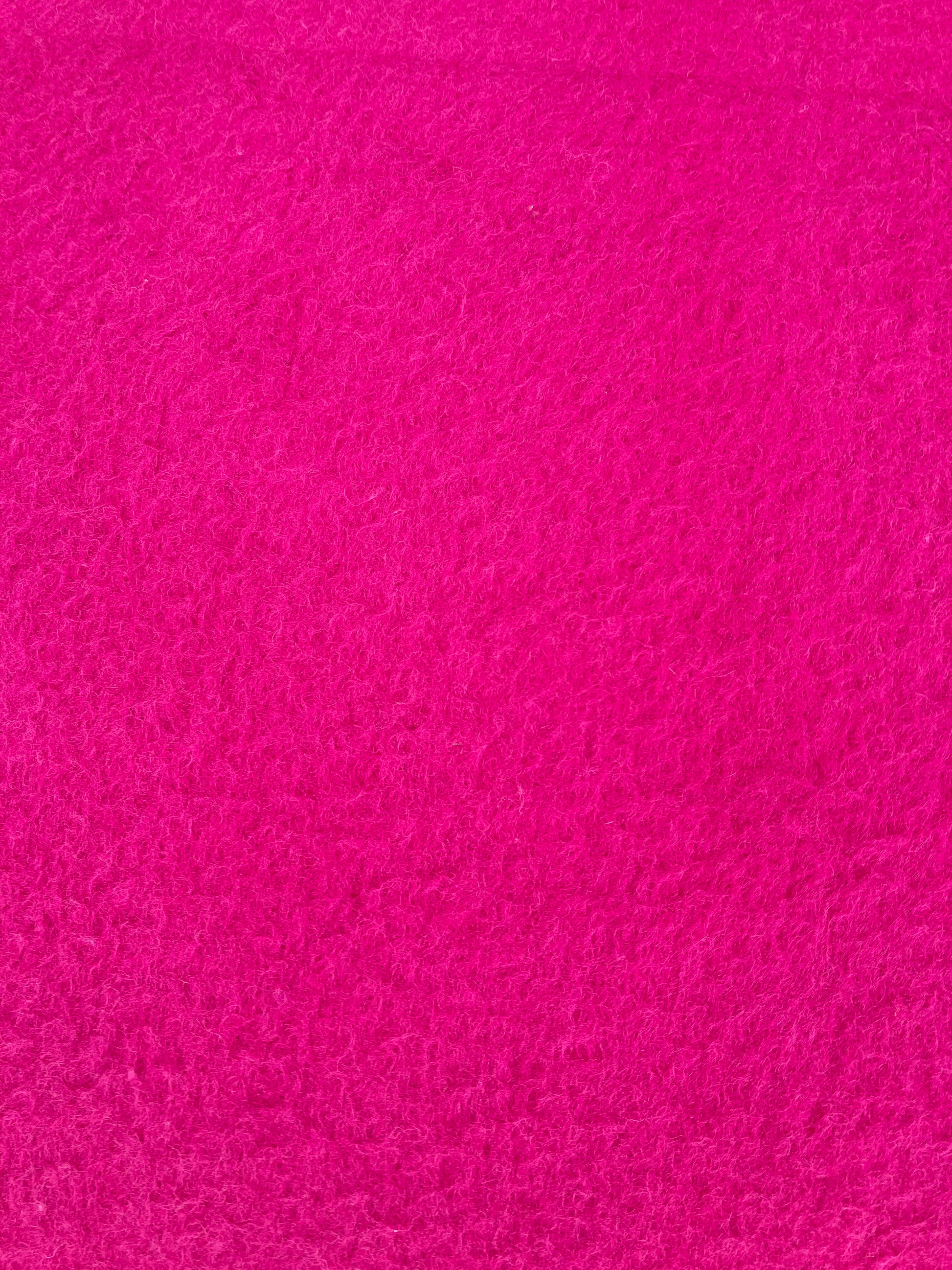 Hot Pink wool cushion cover for Ercol 