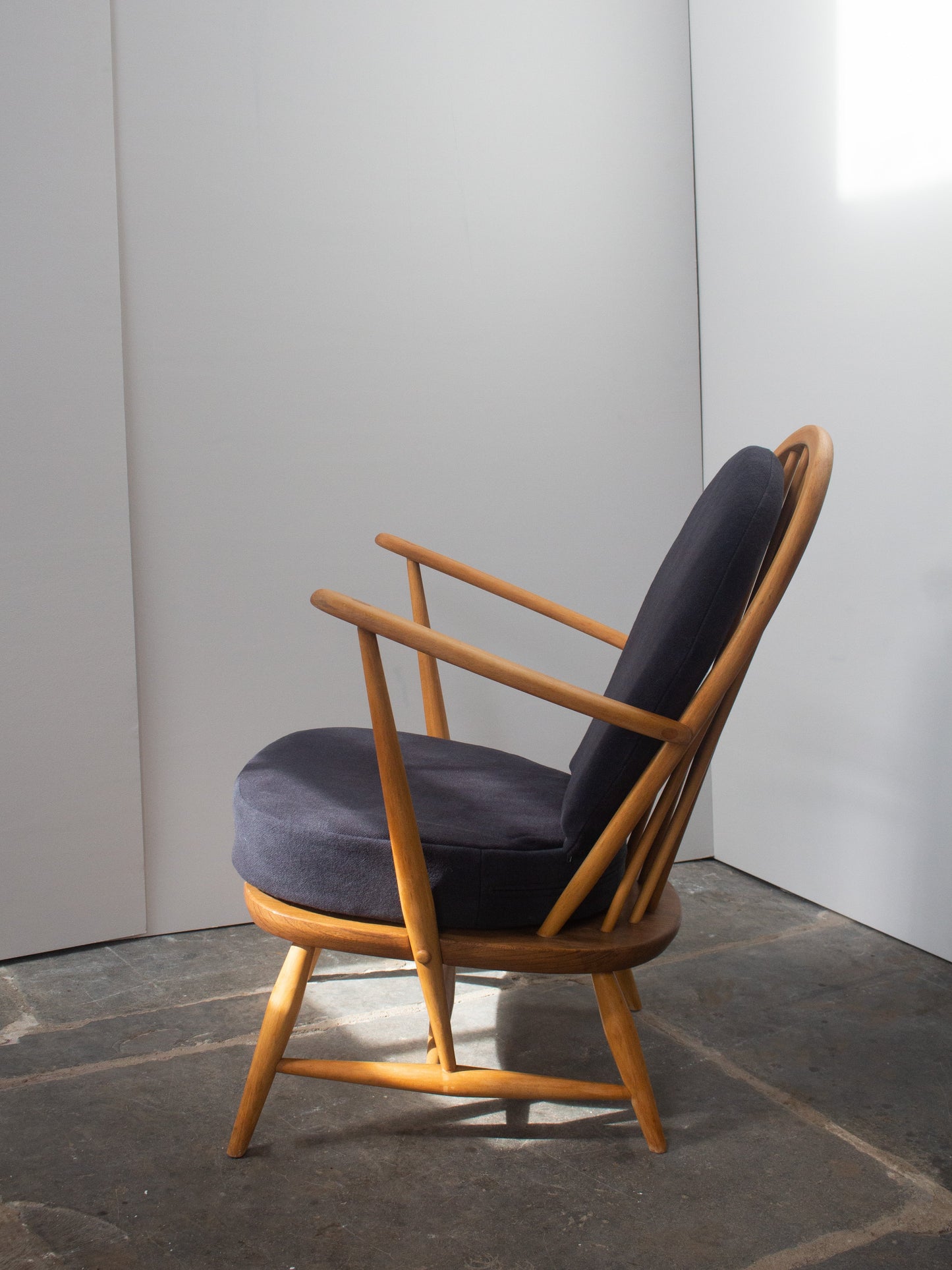 Ercol Windsor Blonde 305 Tub Chair - Fully Restored - Choice of Colours