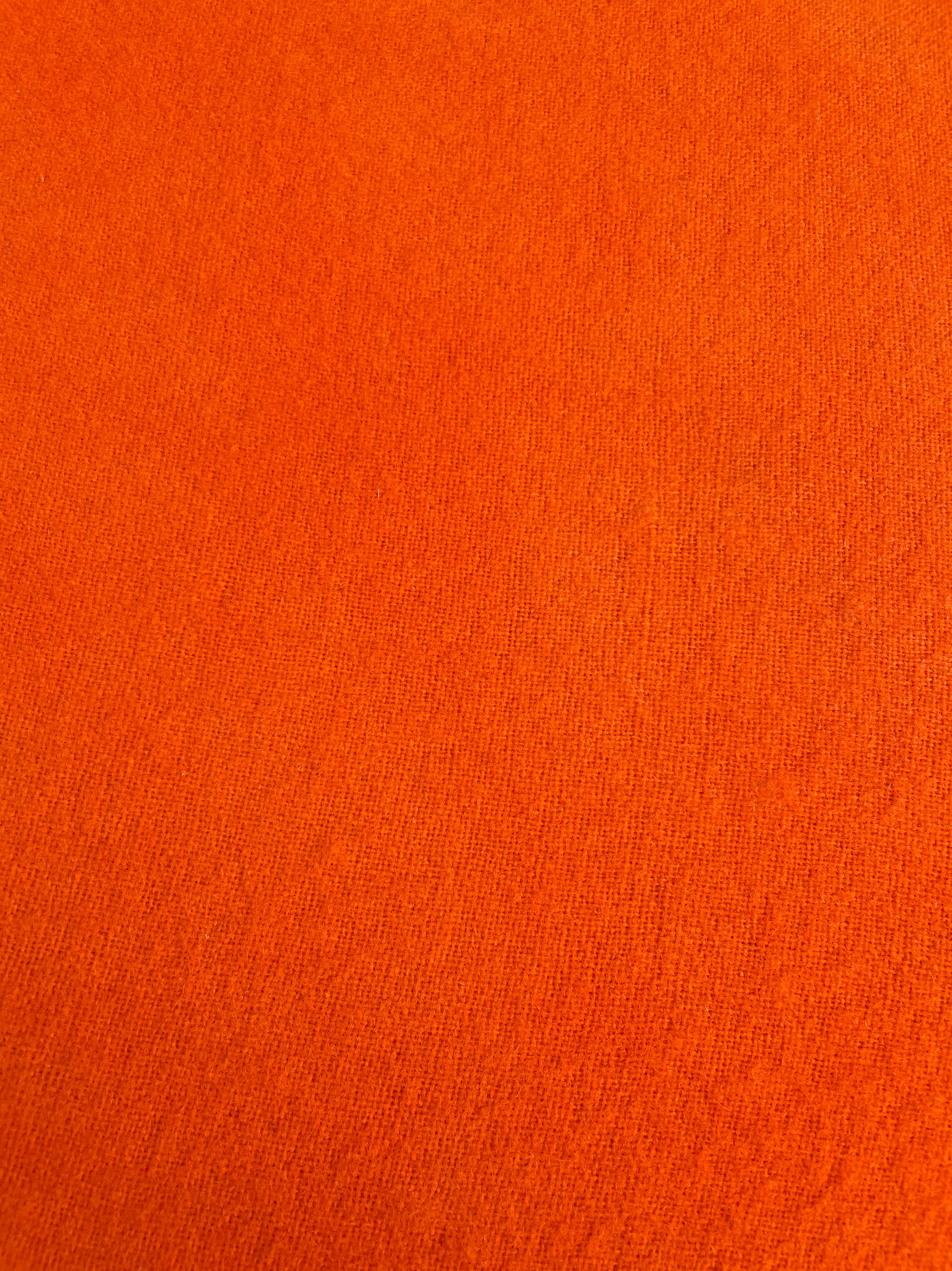 Orange Wool Cushion Covers