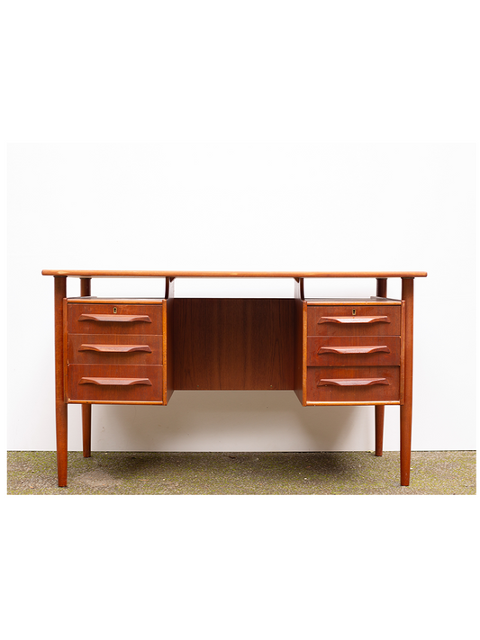 Mid Century Danish Teak Desk - Fully Restored