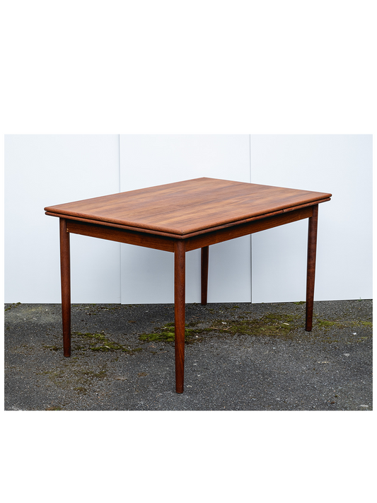 Danish Midcentury 1970's Teak Extending Dining Table