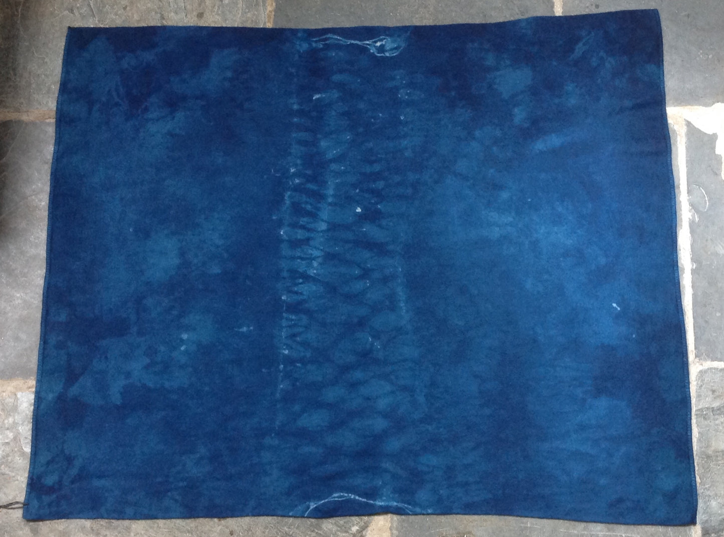 Indigo Shibori Wool Blanket