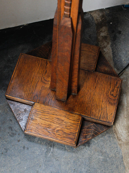 Antique Wooden Standing Lamp